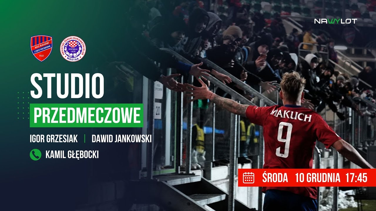 RAKÓW CZĘSTOCHOWA VS ZRINJSKI MOSTAR | STUDIO PRZEDMECZOWE