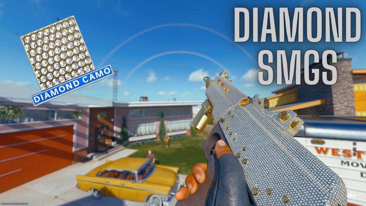 Unlocking *DIAMOND CAMO* For All SMG's