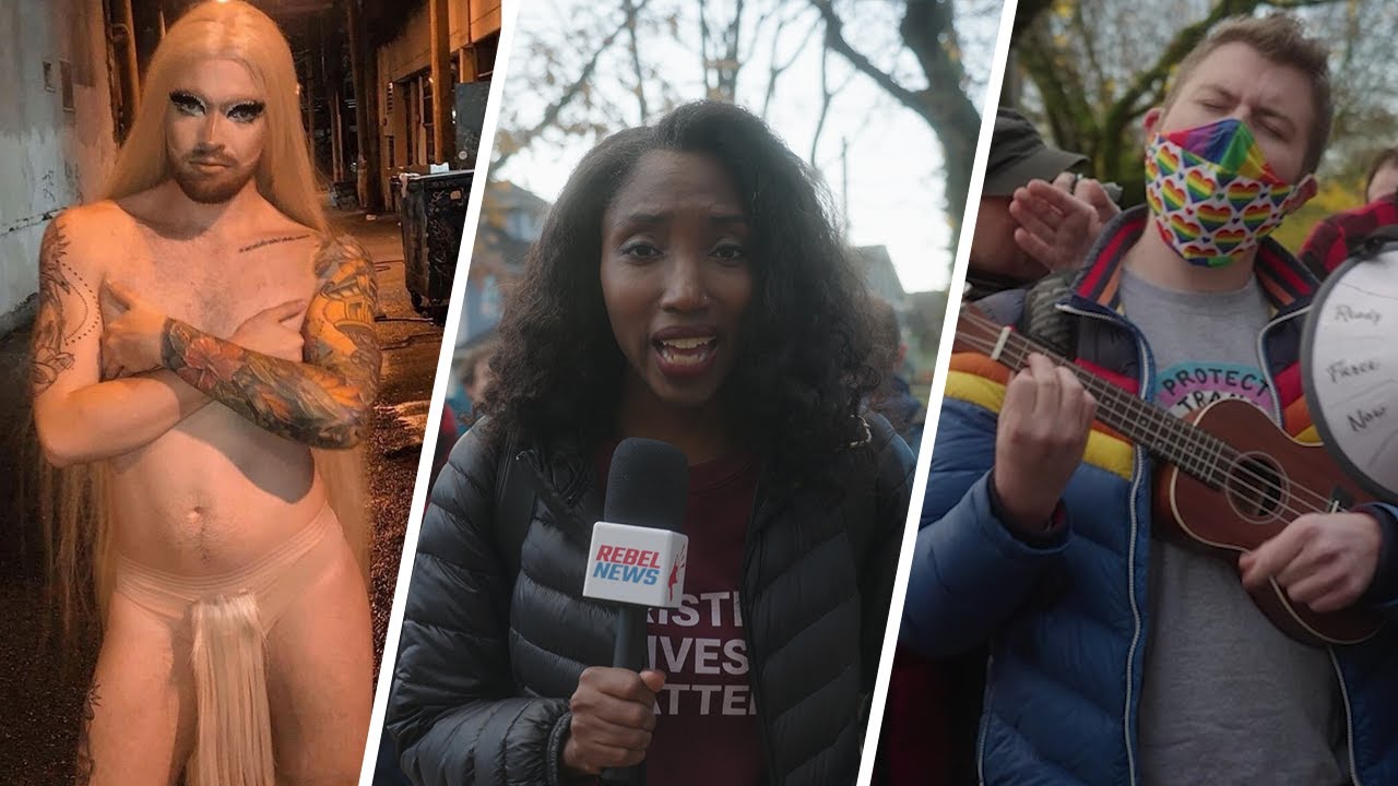 Drag queen storytime protest gets heated in Vancouver