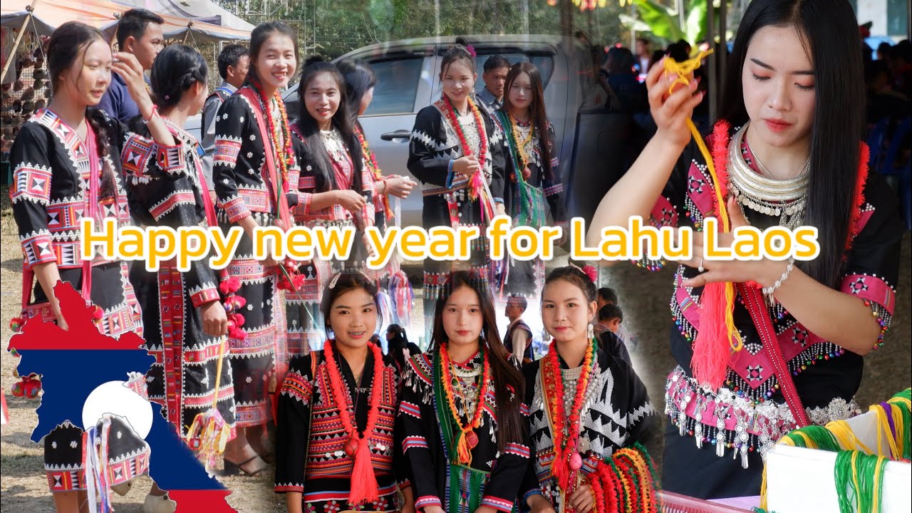 เที่ยวงานปีใหม่ชนเผ่าลาหู่ลาวบนดอยกันครับ สาวสวยเยอะมาก #ลาหู่ #สาวลาว 