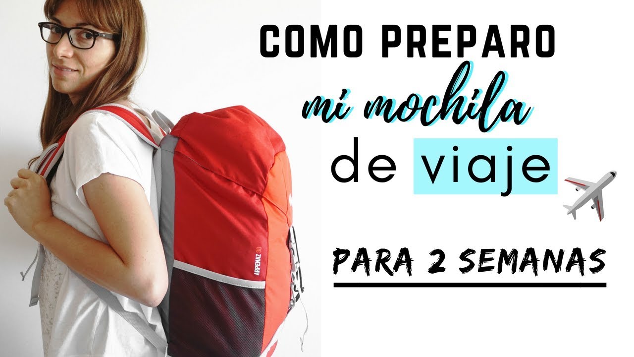 Mi mochila minimalista para 2 semanas de viaje ligero