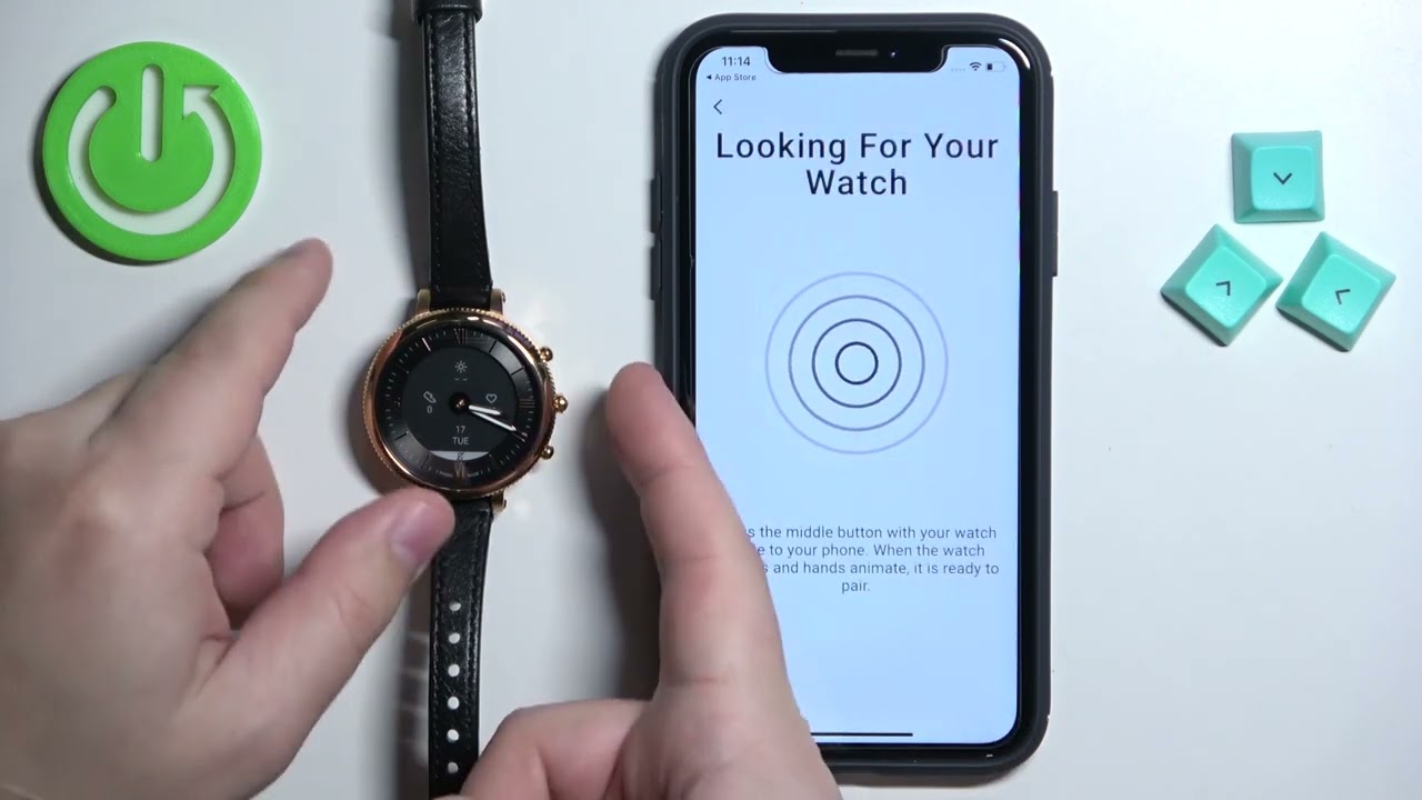 How to Pair FOSSIL Hybrid HR with iPhone