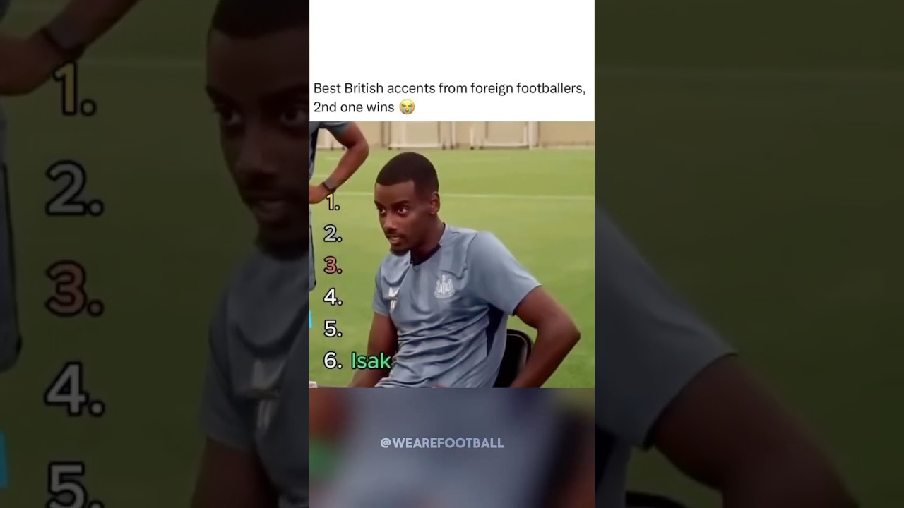 Top 5 Foreign Footballers ACCENTS 💀