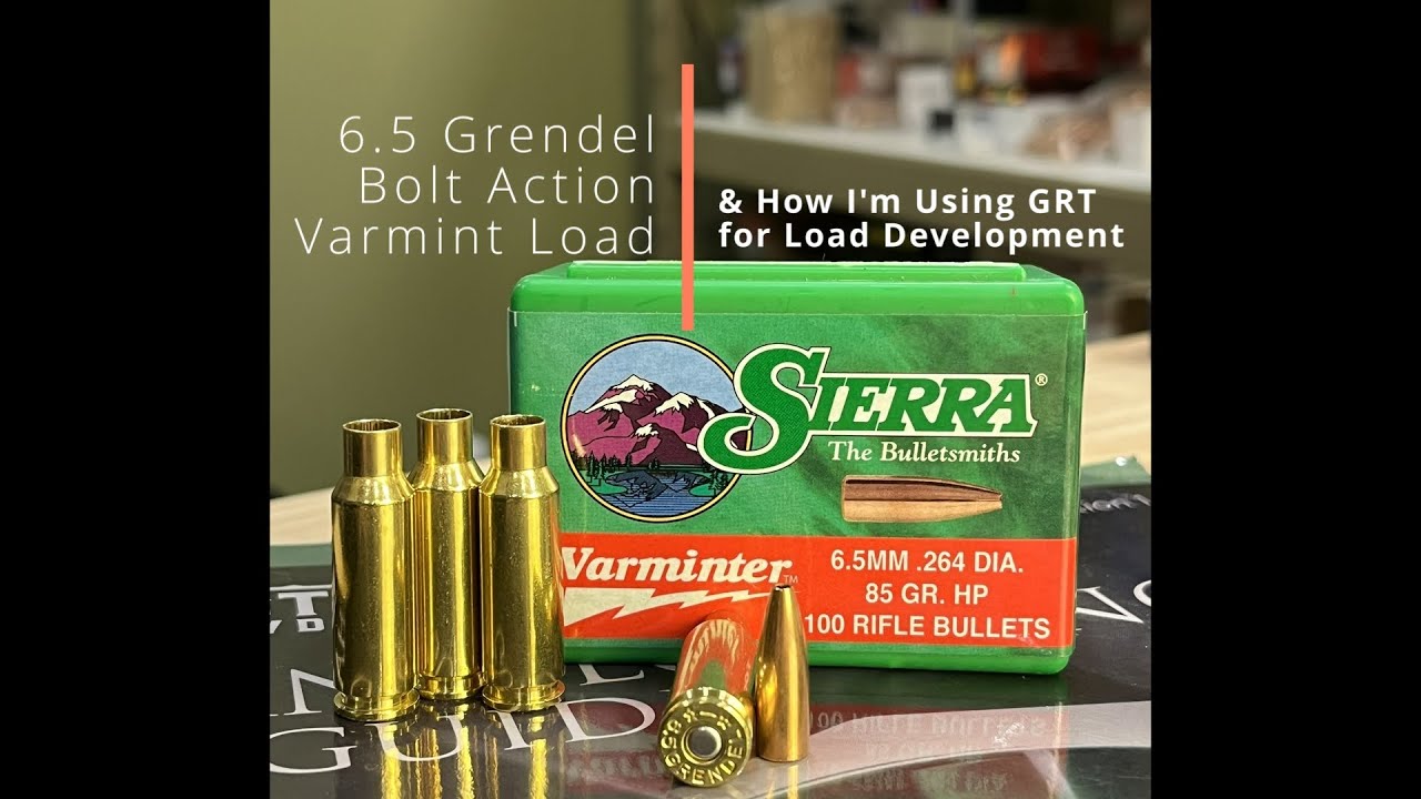 Reloading 6.5 Grendel for a Bolt Action: Varmint Load with the 85gr Sierra Varminter