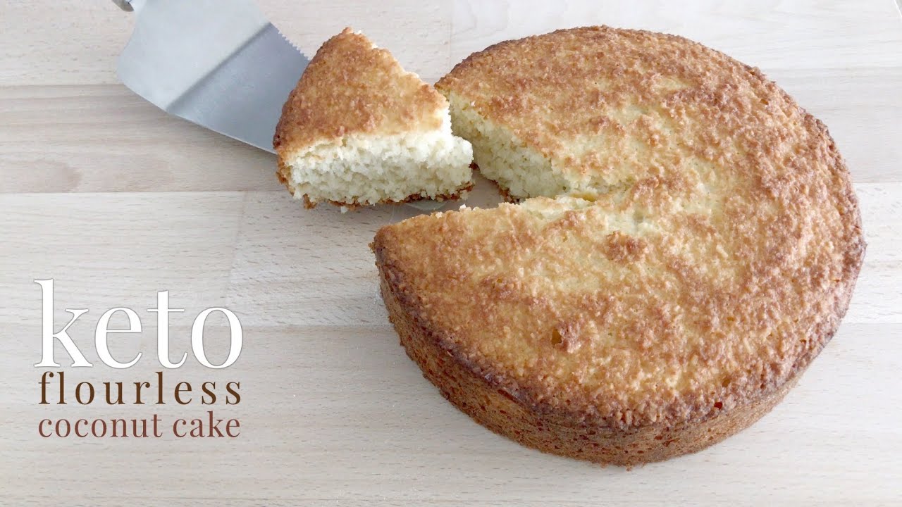 Keto Flourless Coconut Cake
