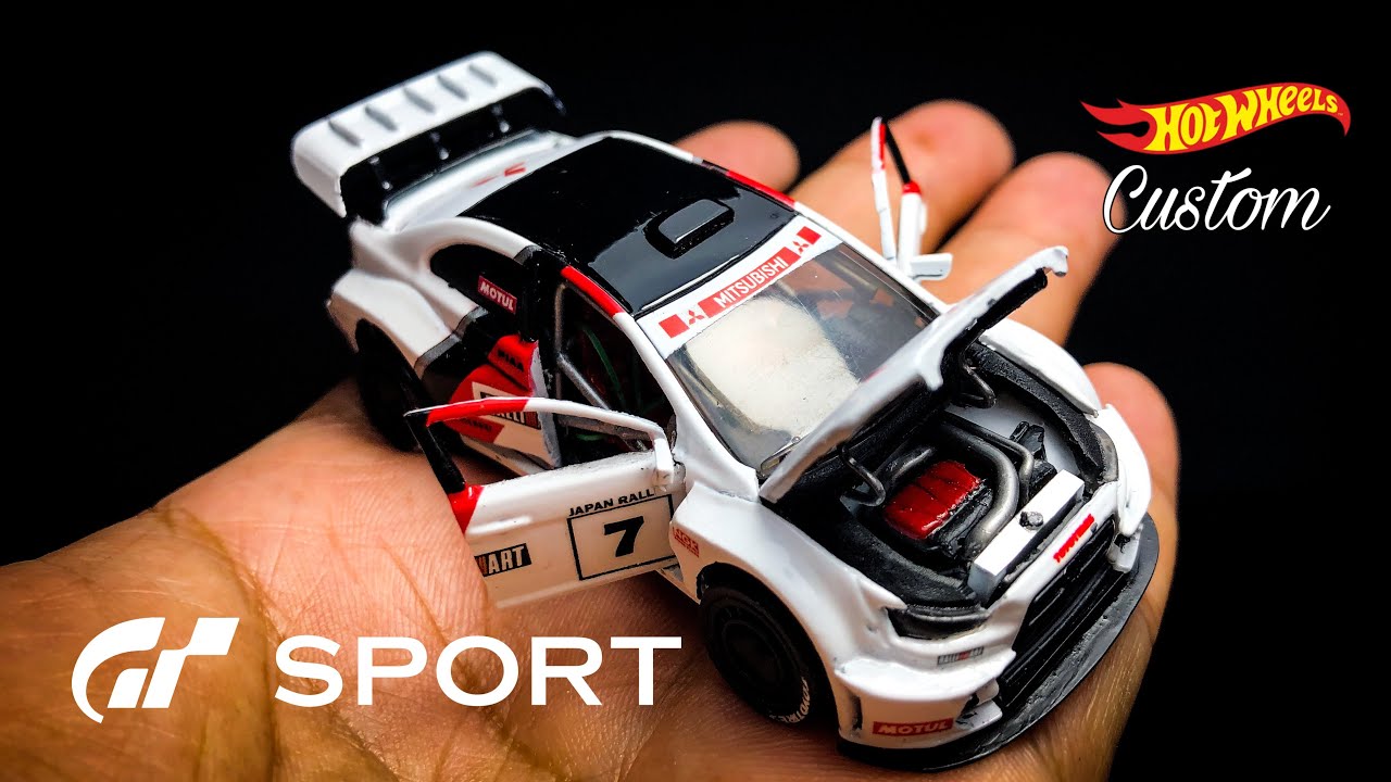 Mitsubishi Lancer Evolution GT Sport Final Edition Rally Car Group B Hot Wheels Custom
