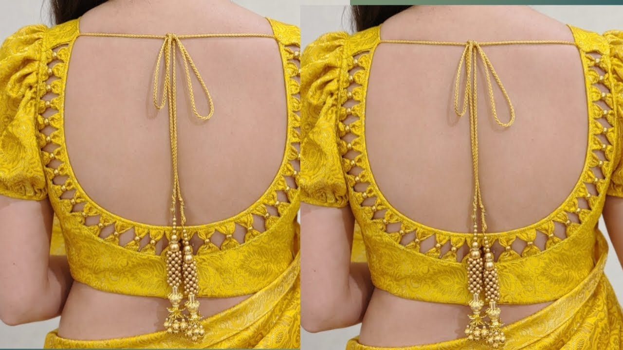 ऐसा खूबसूरत ब्लाउज डिज़ाइन की सब देखते रह जाये