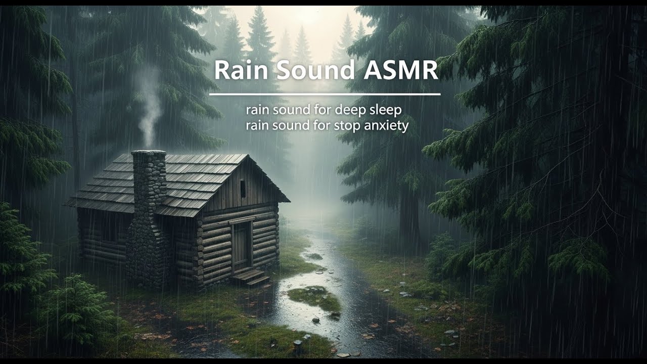 Heavy Rainfall Thunder ⛈️ Relaxing Sleep Ambience