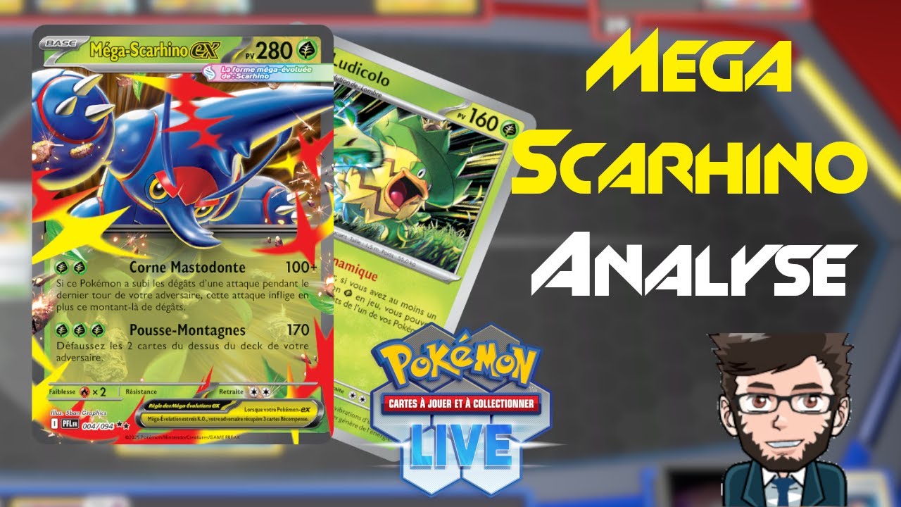 IL NE PREND AUCUN OS - Analyse #195 du deck Méga Scarhino EX sur Pokémon TCG Live