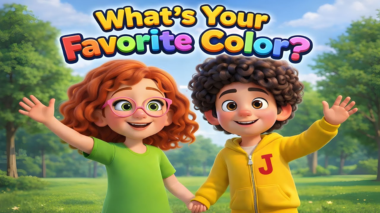 The Colors Song | Learn Color Names in English | Nursery Rhyme for Kids