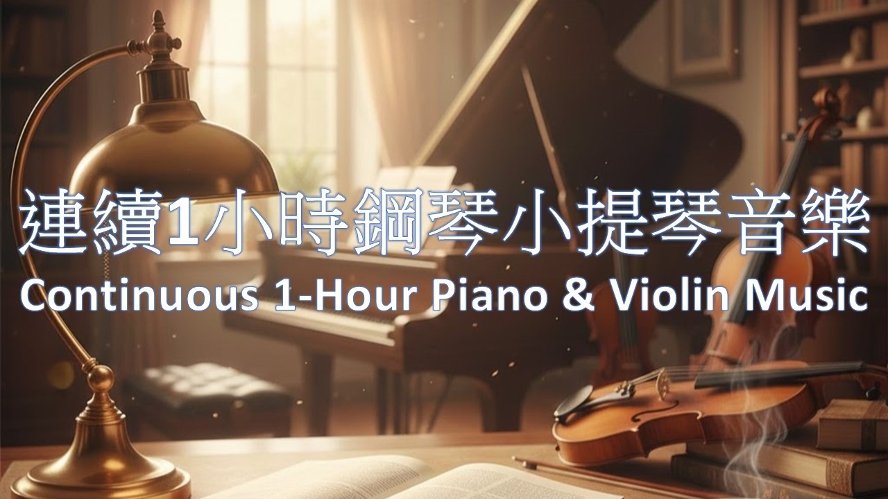 魔浪音樂系列 - [專輯：晨曦中的維也納書房] - 連續1小時鋼琴小提琴音樂 (製作：戴維楚) Continuous 1-Hour Piano & Violin Music