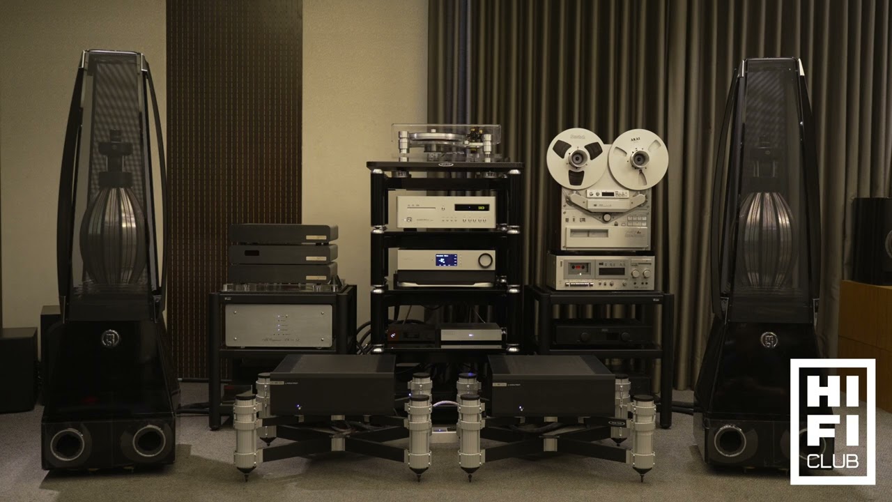 Caixas MBL Radialstrahler 101E MKII no showroom da HiFiClub.