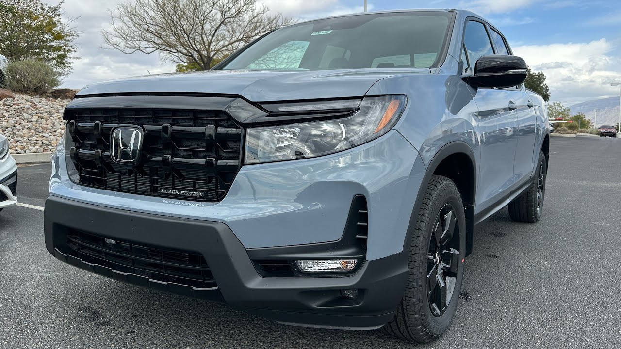 Honda Ridgeline Black Edition 2025 года — Sonic Gray Pearl — Обзор