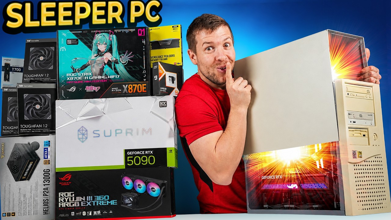 The ULTIMATE Sleeper PC Build - RTX 5090 + 9950X3D + ONEX