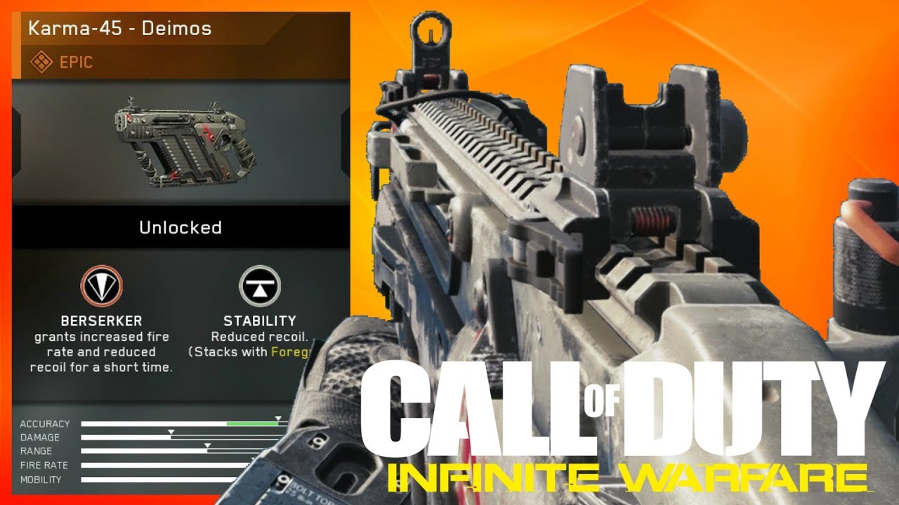 KARMA-45 DEIMOS Epic Variant Review (Call of Duty: Infinite Warfare)