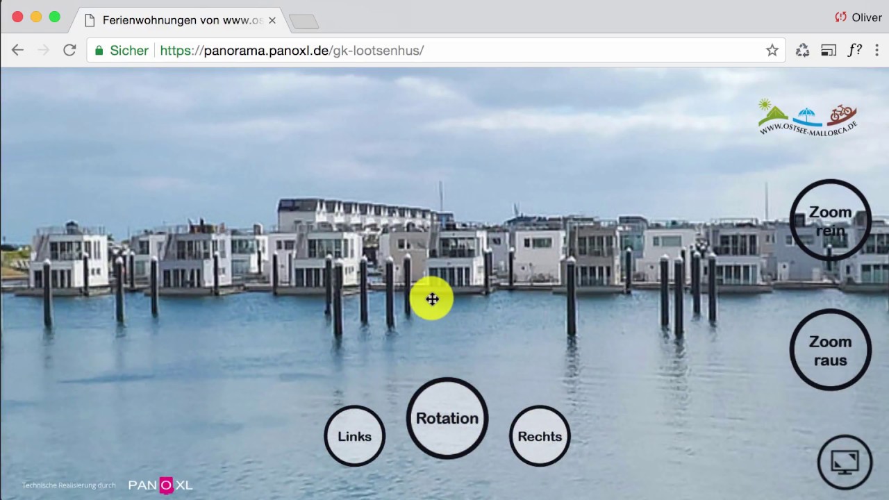 OstseeResort Olpenitz: Doppelhaush&auml;lfte LOOTSEN HUS mit Hafen-, Schlei- und Ostseeblick