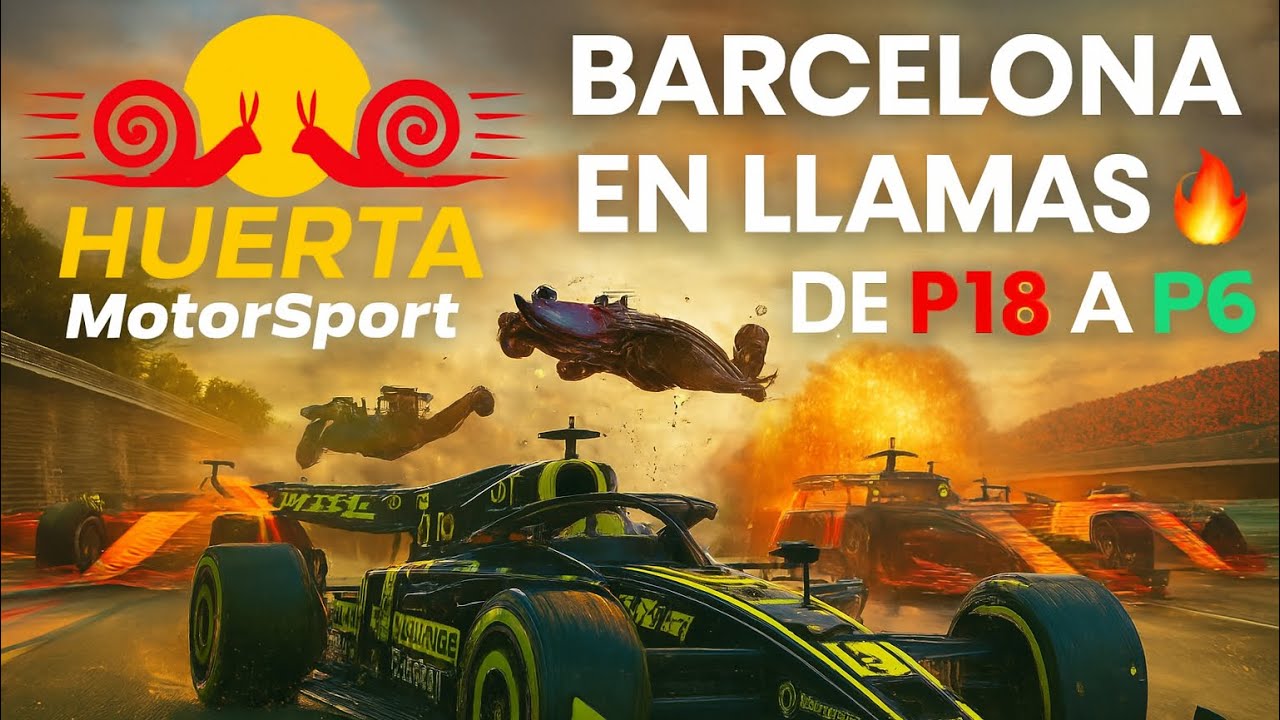 🚨 Caos Total en Barcelona 🇪🇸 | De P18 a P6 entre choques y locura | F1 25 Online🏎️