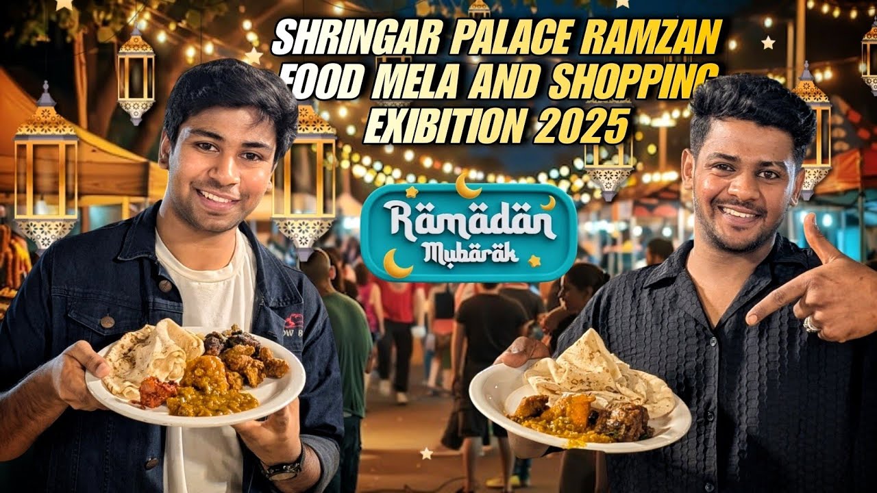 Jashn-E-Ramzan Bangalore biggest Ramzan food mela and shopping exhibition 2025 in shringar palace