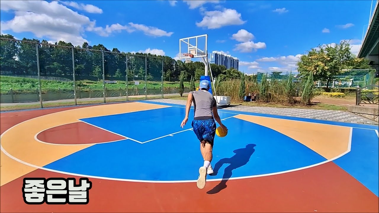 감각적인 농구코트가 생겨서 다녀왔습니다!! 좋은날 농구연습 훕코리아