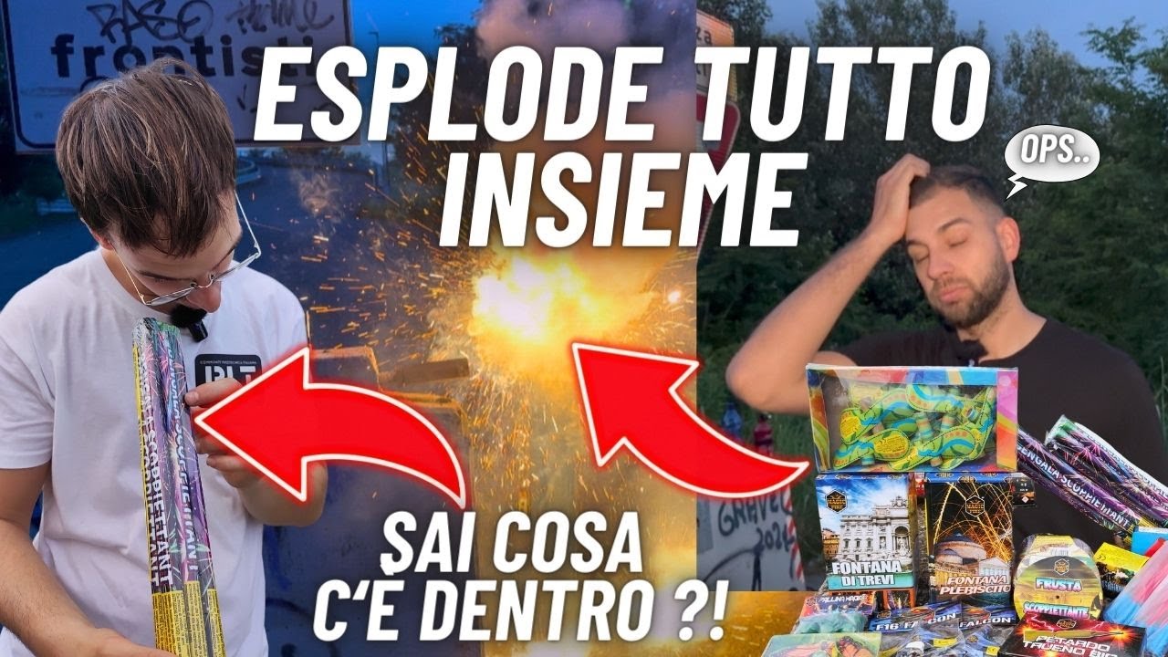 Proviamo tutti i nuovi PETARDI, MITRAGLIE e BOTTI Magic Fire e li Facciamo ESPLODERE INSIEME!