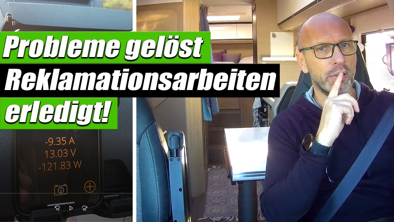 Adria Compact Supreme DL - Batterie- und Elektrikprobleme gelöst! - Reklamationsarbeiten erledigt!