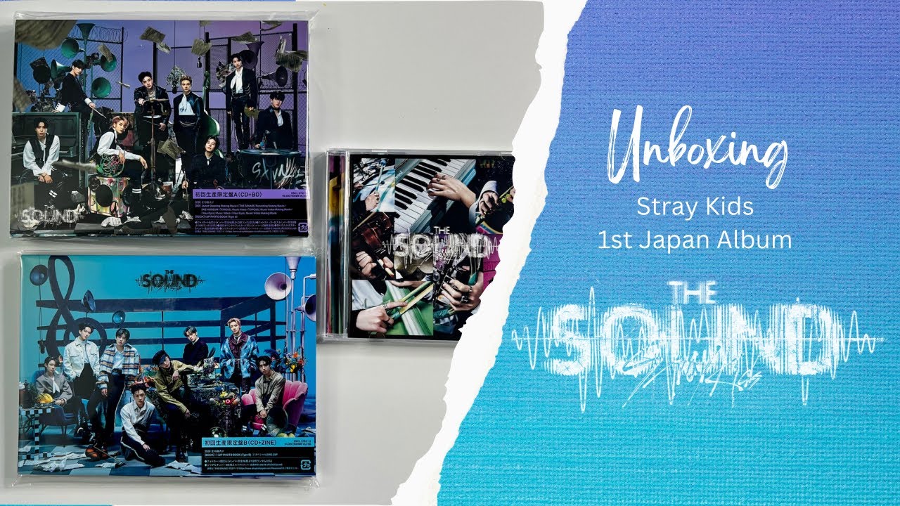 Unboxing Stray Kids 1st Japan Album 『THE SOUND』 🎵