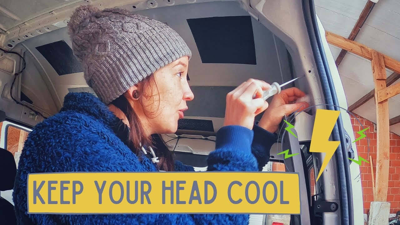 INSULATING THE CAB CEILING HEADLINER OF THE SPRINTER VAN - DIY sprinter conversion