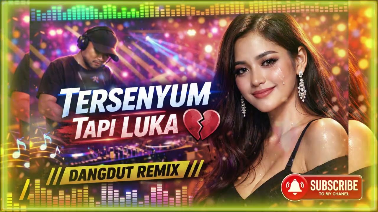Tersenyum Tapi Luka { Dangdut Remix  DJ Full Bass } AI MUSIK