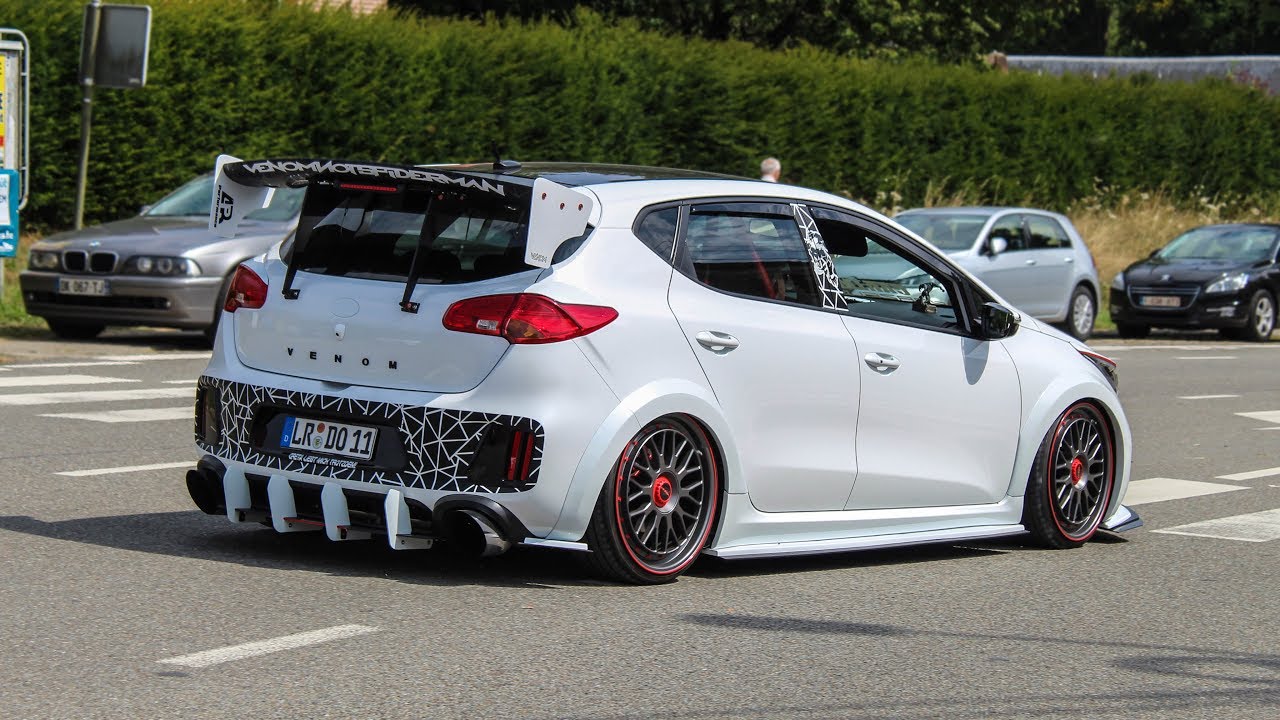 Tuner car leaving a Carshow | Risenation 2019 #2