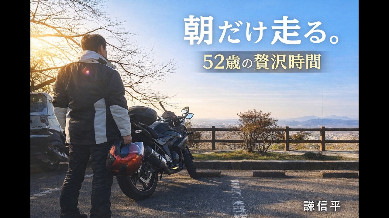 朝だけ走る。52歳GSX250Rで謙信平へ｜日曜4時間ツーリング