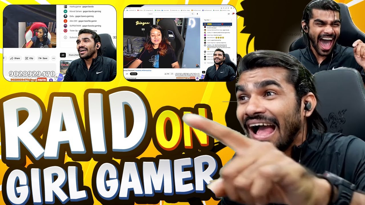 Shreeman Legend Raids On Girl Gamer | Raid Special