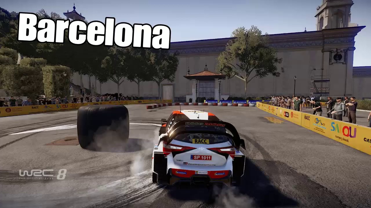 WRC 8 (PS4) Gameplay Barcelona -Toyota yaris WRC