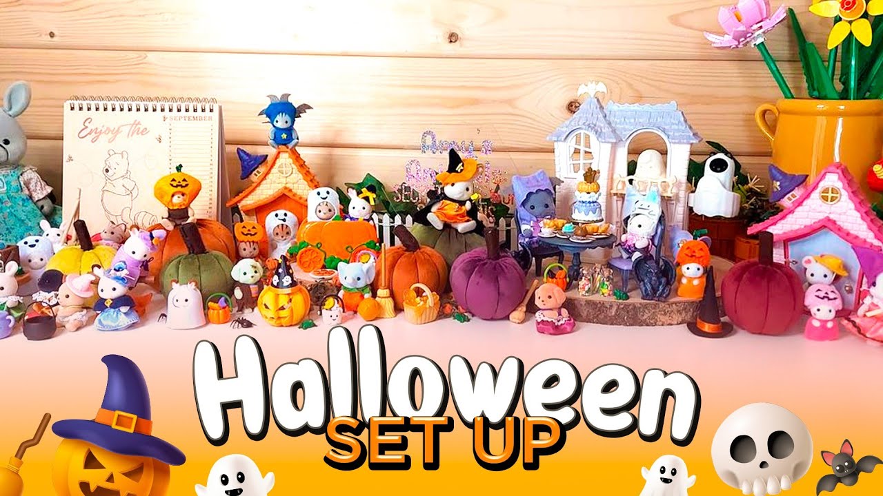 Наборы Sylvanian Families для Хэллоуина, набор для сервировки стола 2024 (Calico Critters)