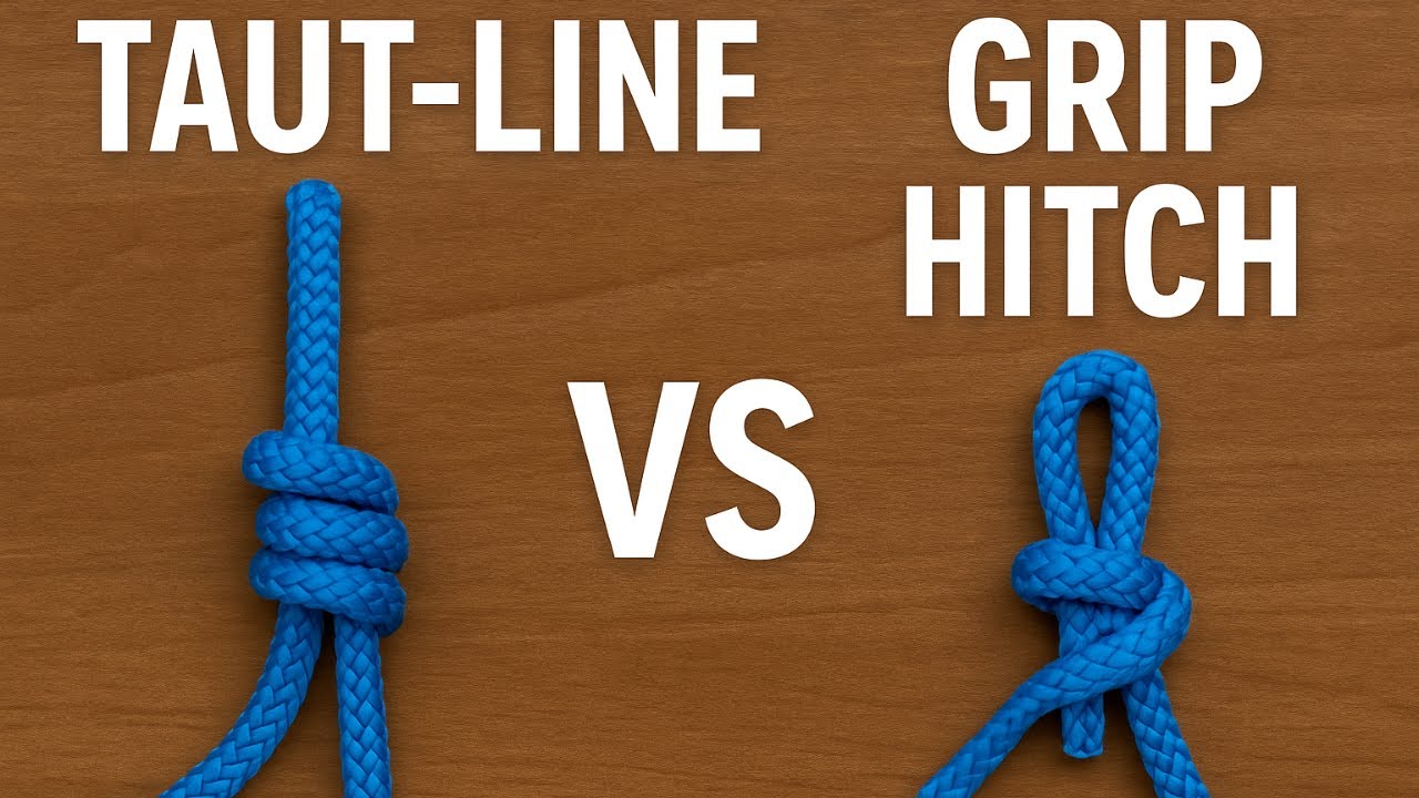 Taut-Line Hitch vs. Adjustable Grip Hitch