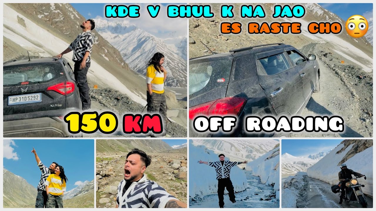 150km Off Roading😳🙁 Kde V Bhul K Na Jaio Manali Ton Spiti😖 Pura Din Khrab Ho Geya|| Ankush Thakur ||