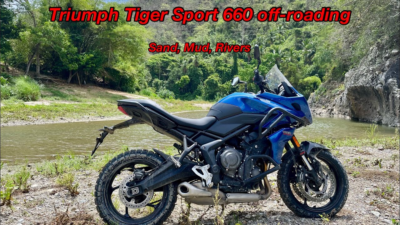 Triumph Tiger Sport 660 off-roading in Mud, Sand, Rivers