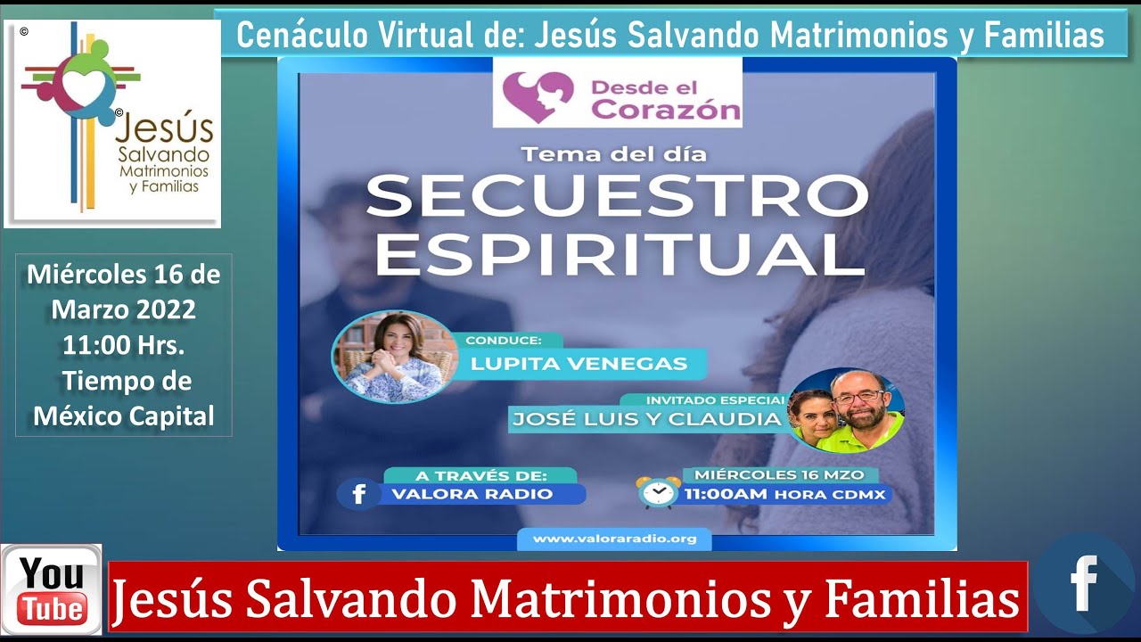 Lupita Venegas: Entrevista a los Directores de JSMyF con el Tema : EL Secuestro Espiritual!!