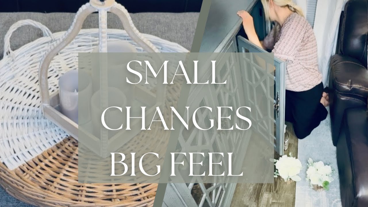 Creating a Cozy Family Room | Light Cleaning & Minimal Decor 
