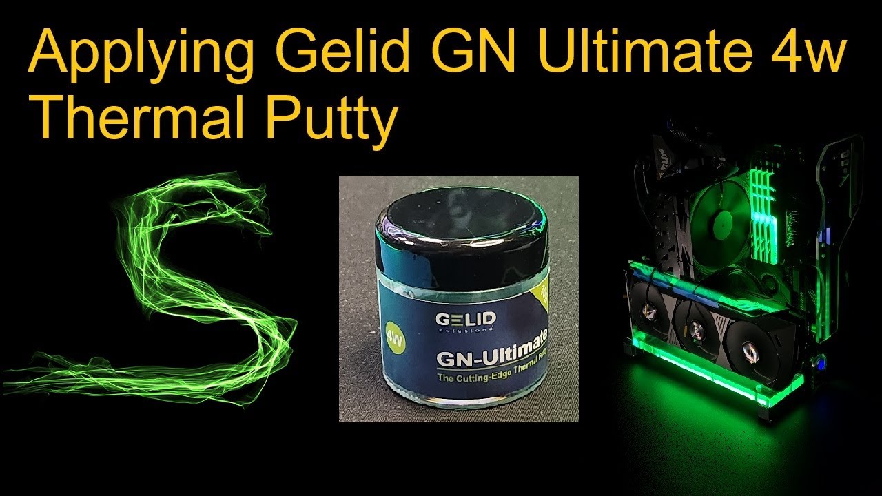 Applying Gelid GN Ultimate 4w Thermal Putty