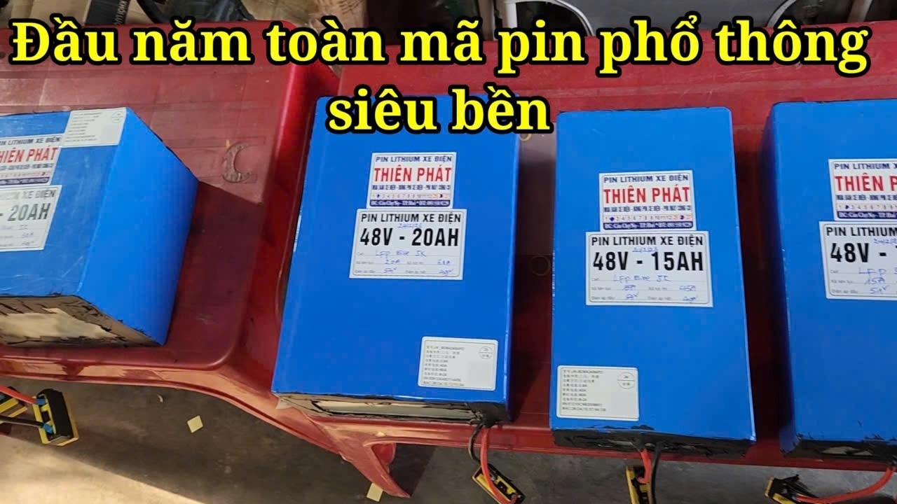 Khai xuân toàn các mã pin xe điện phổ thông siêu bền | xe điện thiên phát