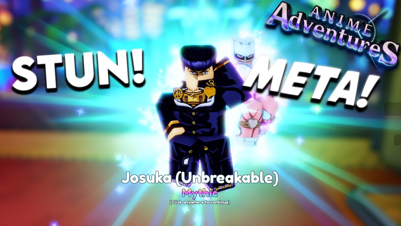 Showcasing New Evolved Josuka Unbreakable Is INSANELY Strong In Anime Adventures Update 16.5!