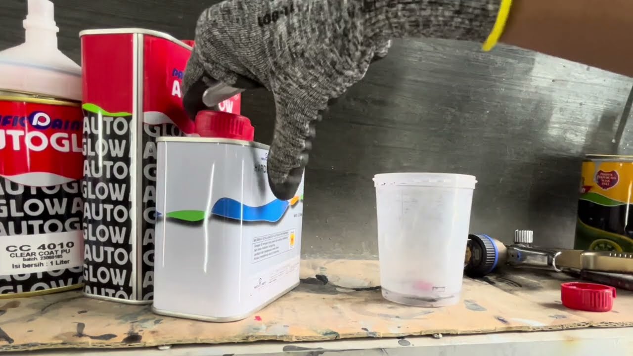 “RACIK CLEARCOAT” Bisa Pake Feeling, Tapiii..🤔 Kalo Pake Gelas Takar, Gimana Baca Kode Angkanya?