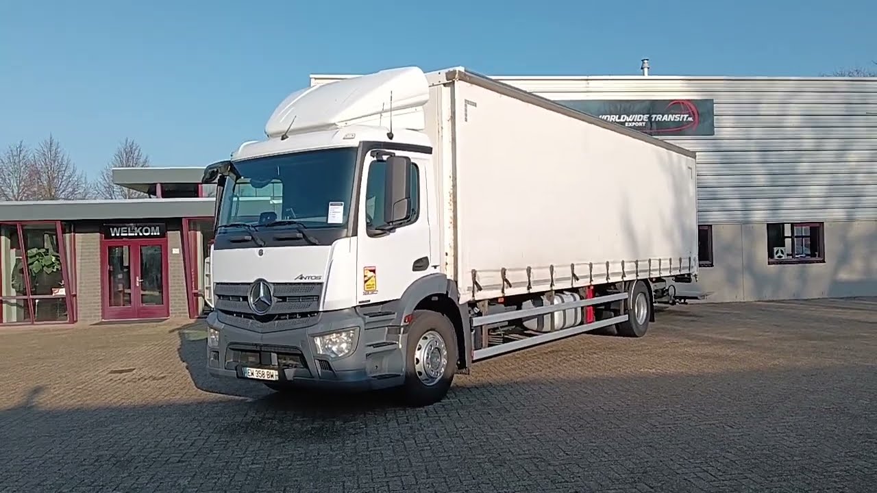 Top Trucks 4884 Mercedes-Benz Antos 1830 DHollandia Laadklep, Loadlift 1.500 kg