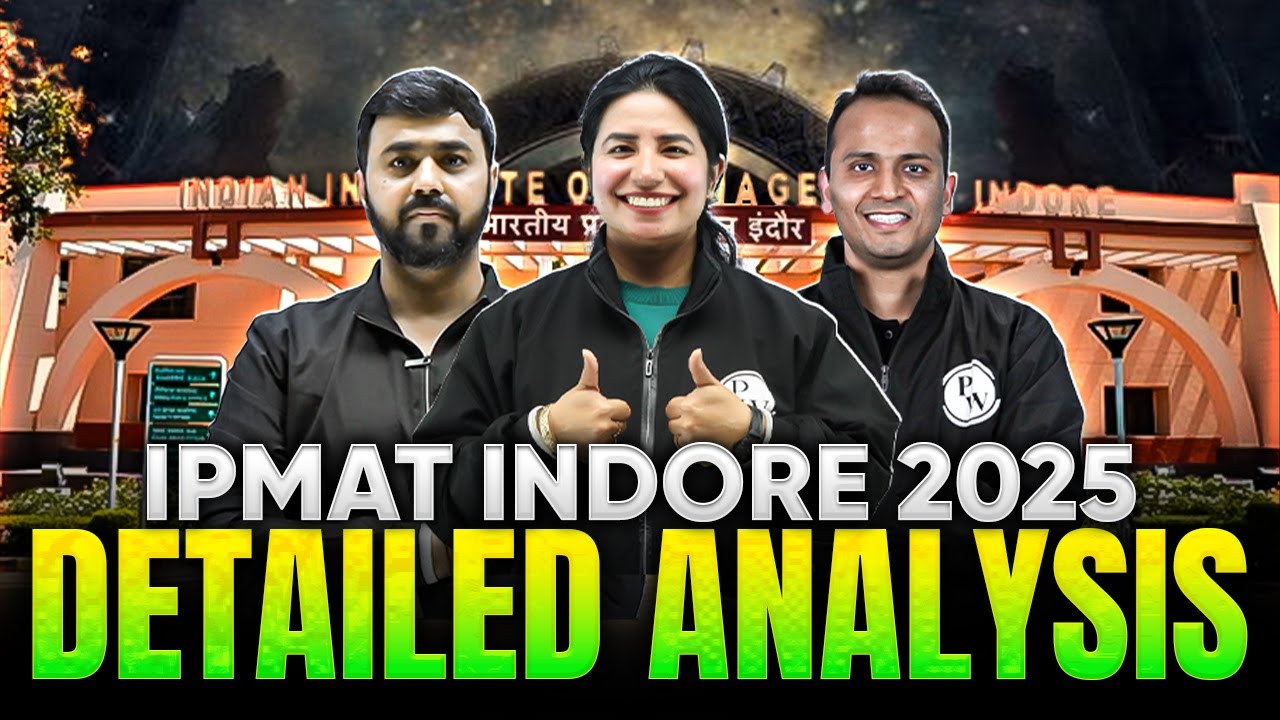 IPMAT INDORE 2025 PAPER ANALYSIS | IPMAT 2025 PREPARATION