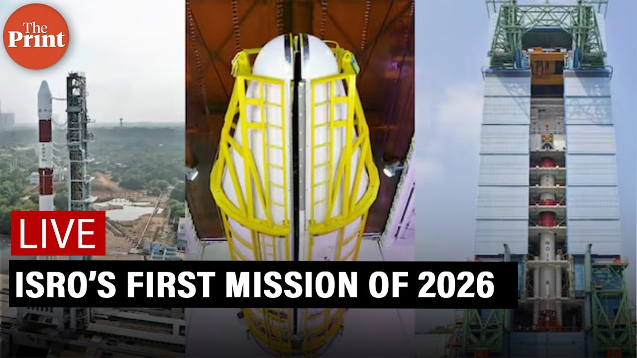 LIVE: ISRO&rsquo;s first mission of 2026 | PSLV-C62 / EOS-N1 Mission Launch | Military satellite |India