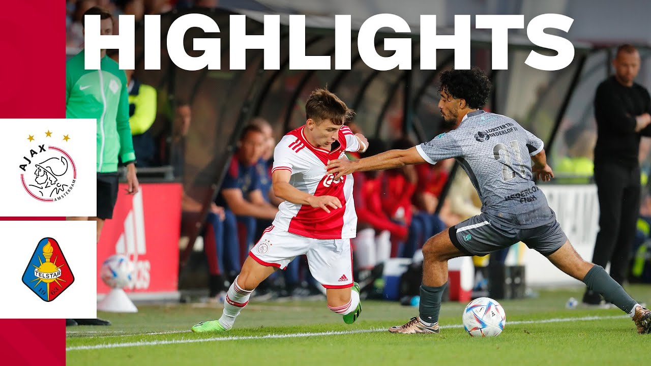 First match of the 🆕 season | Highlights Jong Ajax - Telstar | Keuken Kampioen Divisie