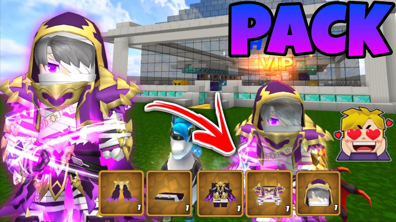 Я купил набор «MUMMY PACK» в SkyBlock Blockman Go