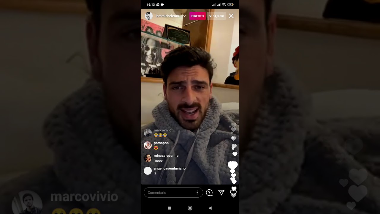 Michelle morrone- live Instagram 📱
