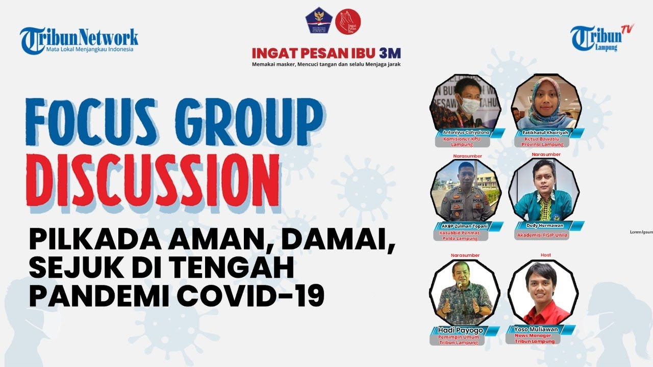 TRIBUN TV - PILKADA AMAN, DAMAI, SEJUK DI TENGAH PANDEMI COVID-19