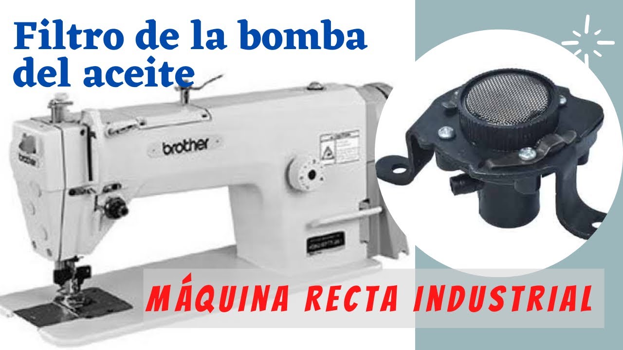 El filtro de bomba de la Máquina Recta